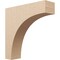 Ekena Millwork 9"W x 36"D x 36"H Thin Huntington Rough Cedar Woodgrain TimberThane Corbel, Primed Tan CORUR09X36X36HUNRCPR - alternate 1
